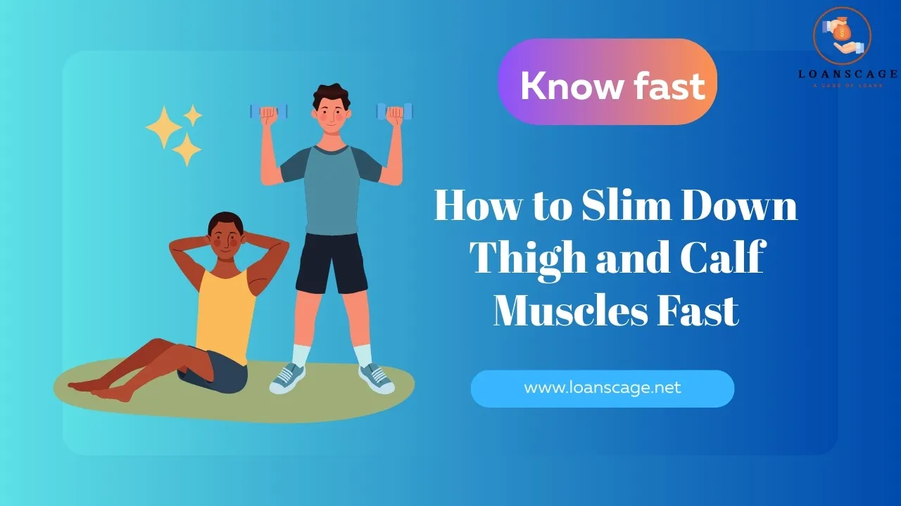 How to Slim Down Thigh and Calf Muscles Fast